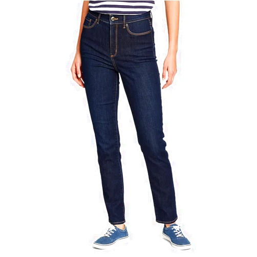 Eddie Bauer Women's Revival High-Rise Slim Straight Jeans, Aged
