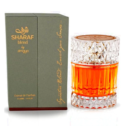 ZIMAYA SHARAF BLEND Extrait De Parfum Spray 100ML (3.4OZ) Long Lasting, Signature Blend - Enrich Your Senses.