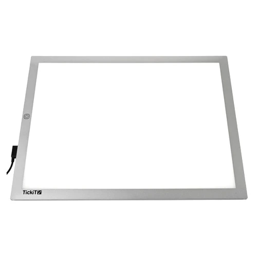 tickit Light Panel | Rectangular | Ultra Bright LED | Adjustable Brightness | Light Board for Kids | Tracing, Sensory Exploration and Color Mixing