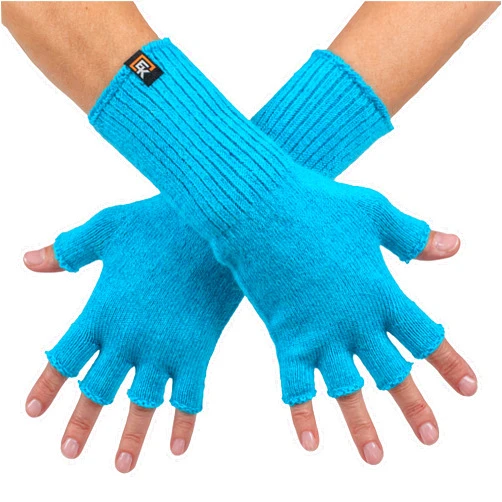 Evolution Knitwear Alpaca Knit Fingerless Gloves for Women - Super Soft Baby Alpaca - Made in the USA - Small