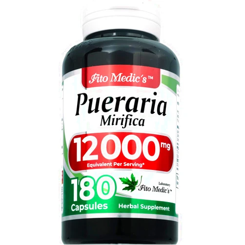 FITO MEDIC'S Lab | pueraria mirifica |180 Capsules | 12000 mg | pueraria mirifica Capsules | Supplement for Women | Concentrate Extract | Ultra high Absorption.