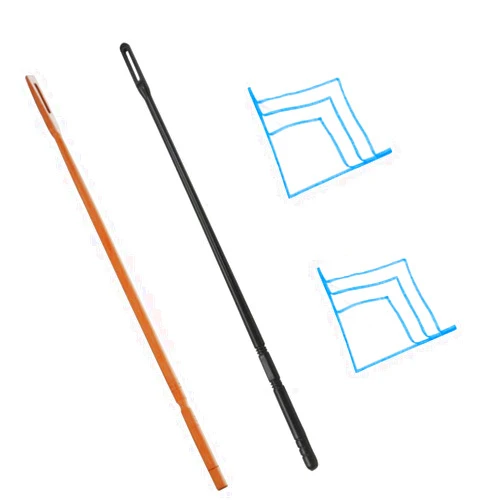 CCeCCe 2 Sets Flute Cleaning Kit Wood + Plastic Cleaning Rod Stick Swab + Cotton Gauze Cleaning Cloth for Inside Drying Wooden Flutes Sweeping Piccolo Woodwind Instruments Maintenance Cleaner