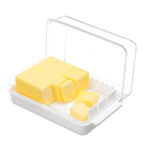 Aieve Butter Dish with Lid for Countertop, Butter Holder, Butter Dish for Refrigerator, Butter Keeper, Butter Container, Butter Tray