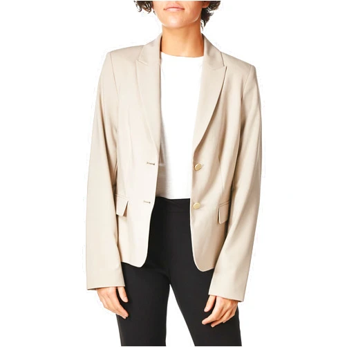 Calvin Klein Women's Two Button Lux Blazer (Petite, Standard, & Plus)