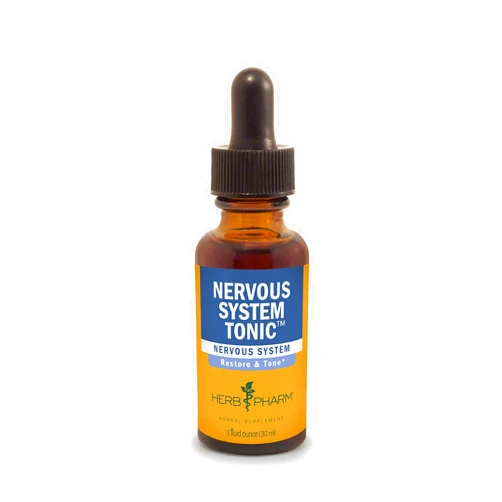 Herb Pharm Nervous System Tonic Liquid Herbal Formula to Strengthen and Calm the Nervous System - 1 Ounce (FASKULL01)