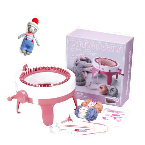 RVtiooy SENTRO Knitting Machine, Intelligent 40 Needles Knitting Machine Kit, Knitting Machines for Adults Kids DIY Scarves, Hats, Gloves, Christmas and New Year Gifts (S40)