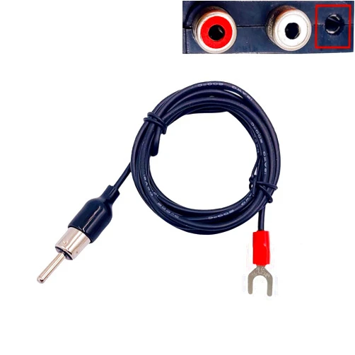 Funayama Turntable Ground Wire Plug-in Magnetic Cartridge Turntables for Technics SL-BD21 SL-BD3 SL-QL5 SL-6 - Stops Hum - Flexible Silicone Soft Grounding Wire - 5Feet