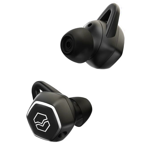 V-MODA Hexamove Pro, Wireless Earbuds - Black (HEXM-PR-BK)