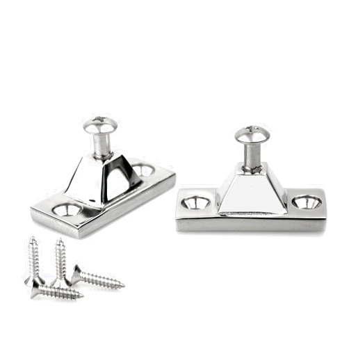 SUNOOM Marine Deck Hinge,Side Mount,316 Stainless Steel Boat Bimini Top Fitting Hardware and Yacht Accessories,Pack of 2,Included Installation Screws