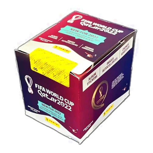 PANINI FIFA WORLD CUP QATAR 2022 STICKER BOX (50 packs x 5 stickers)