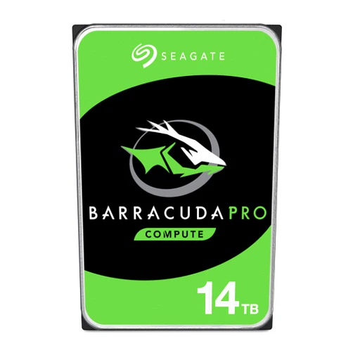 Seagate BarraCuda Pro 14TB Internal Hard Drive Performance HDD – 3.5 Inch SATA 6 Gb/s 7200 RPM 256MB Cache for Computer Desktop PC, Data Recovery (ST14000DM001)