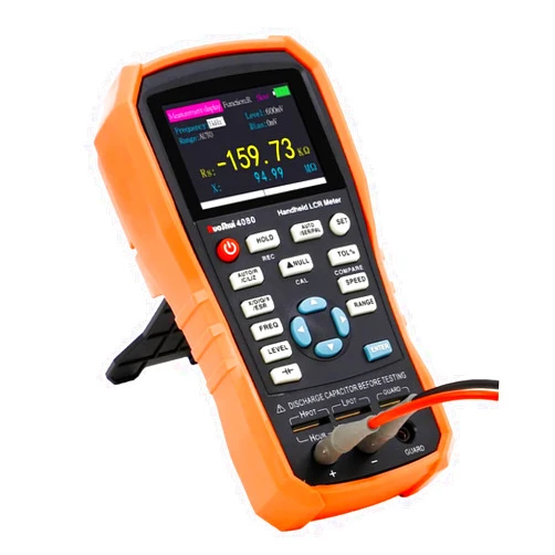 RuoShui Handheld LCR Meter 100Hz-100KHz, 0.2% Accuracy, Digital Bridge Multimeter for Capacitance, Inductance, Resistance Testing, with ESR Calibration Ideal for Engineers and Technicians (4080)