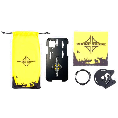 Phone Skope Complete Digiscoping Kit, Compatible with iPhones or Samsung, Includes PhoneCase + Eyepiece Adapter + Lens Cloth