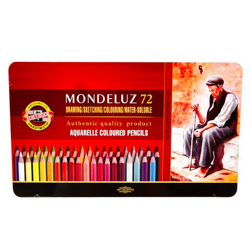 Koh-I-Noor Mondeluz Aquarell Coloured Pencils (Set of 72)