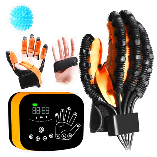 Generic Upgraded Rehabilitation Robot Gloves, Movable Hand Mechanism For Stroke Recovery Training, Arthritis Finger Relief Cramps