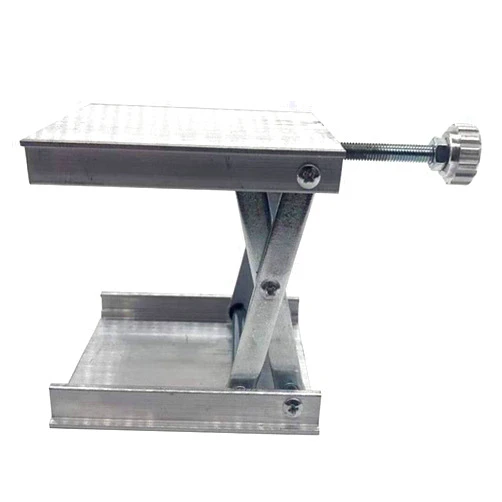 YJYGR Aluminum Router Lift Table Support Woodworking Benches Drill Stand Rack Adjustable Lab Jack for Science Experiment Platform Stable Shank Height Tools