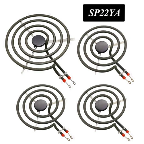 AMI PARTS SP22YA Electric Range Burner Element Unit Set Replacement for G-E Hot-point Ro-per Ken-more Range Stoves (1 x WB30X253 8