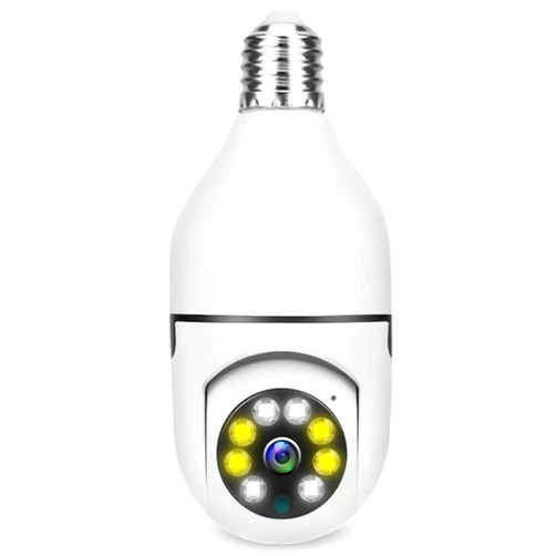 Lifeware Light Bulb Camera - Indoor Camera with Motion Detection, WiFi Camera, Live-Stream & Recording - 360 Camera, 2 Way Audio, Indoor Security Camera, Pet Camera - Baby Camera Monitor