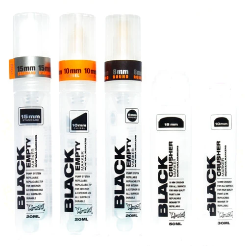 Montana Black Empty Marker Set of 5