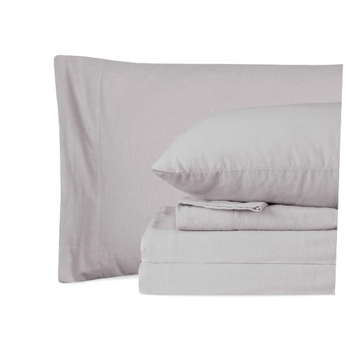 Sleepdown 100% Cotton Flannel Sheets Queen Size - Super Soft, Heavyweight, Double Brushed, Anti-Pill Flannel Queen Sheets - 16