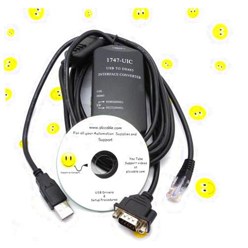 Aftermarket 1747-UIC USB / DH485 (USB to 1747-PIC) for Allen Bradley SLC500