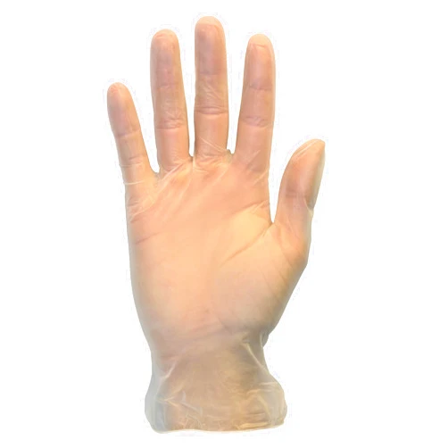 The Safety Zone GVP9-LG-HH Powder Free Clear Vinyl Gloves, Large, Case of 1,000