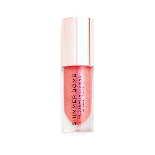 Revolution Beauty London Revolution Shimmer Bomb Lip Gloss, Lip Tint Infused With Vitamin E, Shimmery Finish, Comes In 6 Colors, Daydream