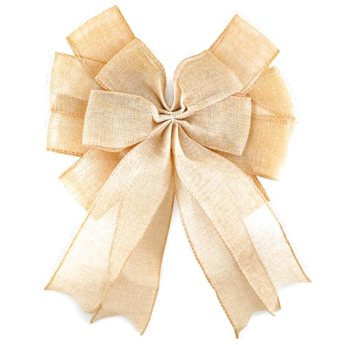 MYCRITEE Large Burlap Bows for Presents - Big Bow for Present Large Gift Bow Big Bows Burlap Bow Large Bows for Gift Wrapping Big Gift Bow - Large Bow for Gift