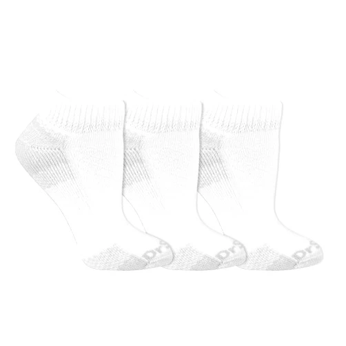 Dr. Scholl's Women Advanced Relief Blisterguard - 2 & 3 Pair Packs Non-binding Cushioned Moisture Management Socks, White, 4-10 US