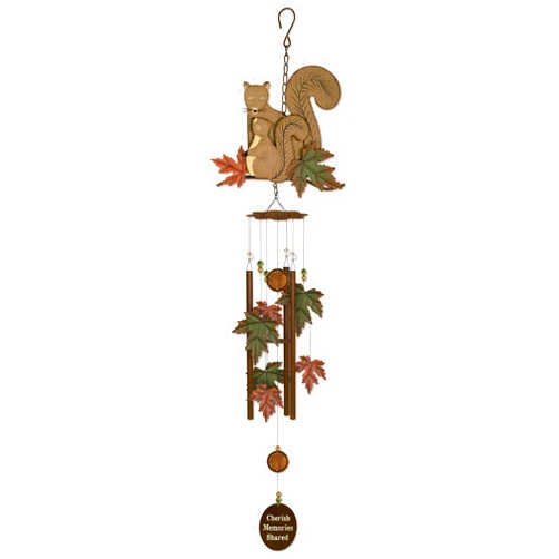 Sunset Vista Designs Babes Squirrel Wind Chime, 36