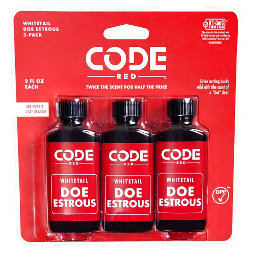 Code Blue Whitetail Doe Estrous Triple Pack , 2 oz