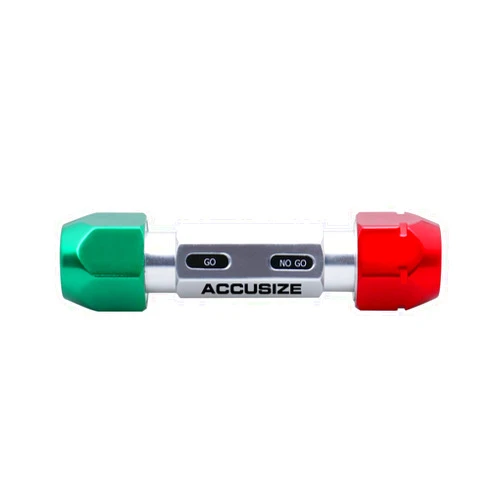 Accusize Industrial Tools 0.751'' to 0.832'', Go/No Go Double End Gage Handle for Pin Gages, 3350-0105