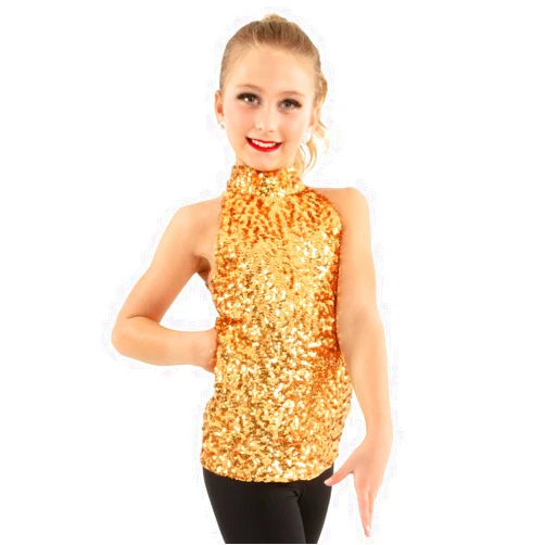 Alexandra Collection Sequin Sparkle Tank Tunic Dress for Girls Just for Kix
