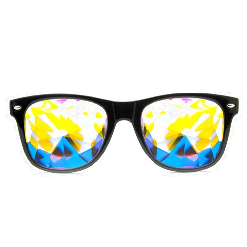 GloFX Ultimate Kaleidoscope Glasses - Rainbow EDM Rave Light Diffraction Festival Eyewear