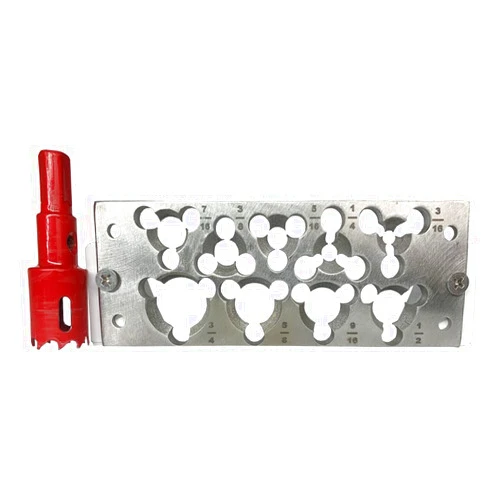 Mjkiki Dowel Marker Wood Dowel Plate 9 Holes