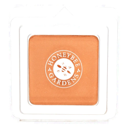 Honeybee Gardens Pressed Mineral Powder Foundation Refill, Sundance, Deep Tan/Mocha, Adjustable Coverage, Natural Finish, With Botanical Extracts And Vitamin E, 7.5g