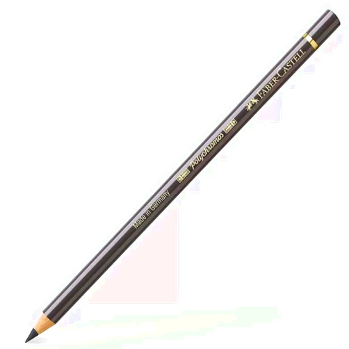 Faber-Castell Polychromos Artists' Single Pencil - Colour 175 Dark Sepia