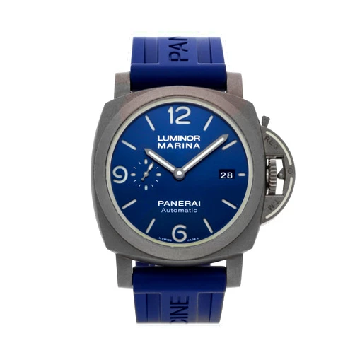 PANERAI Luminor Automatic Blue Dial Watch PAM01117 (Pre-Owned)