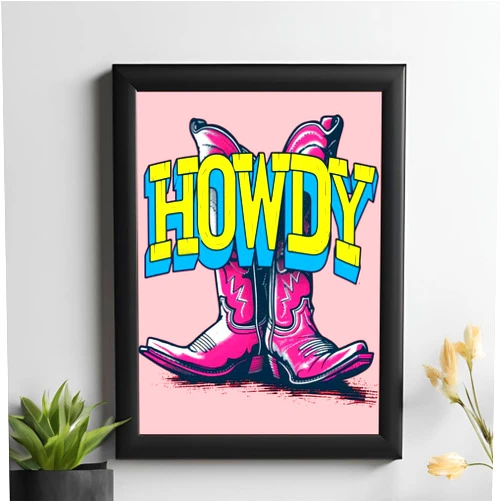 Master Flame Pop art series Aesthetic Wall Art Poster for Cafe, Studio, Restaurants, Hotels, Living Room, Home & Wall Decor Frame/Frameless (Howdy WRP-1)