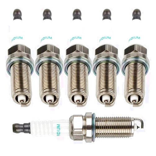 HUAUGZ 6x Spark Plugs Fit For GS300 GS450H GS350 IS250 90919-01249 3473 FK20HBR11 Replacement for Denso OEM, As shown in the figure