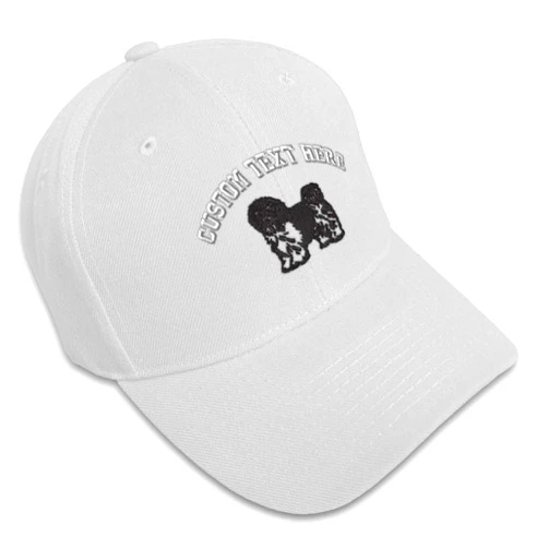 Speedy Pros Custom Baseball Cap Havanese Dog Silhouette Embroidery Dad Hats for Men & Women