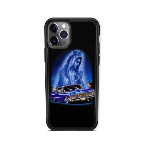407Case Compatible with iPhone 11 Pro Max Lowrider Rubber Protective Phone Case Chevy Impala (iPhone 11 Pro Max)