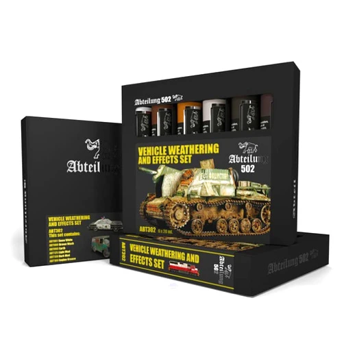 ABTEILUNG 502 Vehicle Weathering & Effects Set, 6 x 20ml