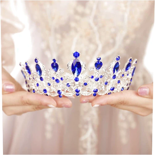 JWICOS Tiara and Crown for Women and Girls Crystal Headbands Tiara Queen Crown Hair Accessories for Birthday Bride Bridesmaid Wedding Prom Halloween Costume Christmas