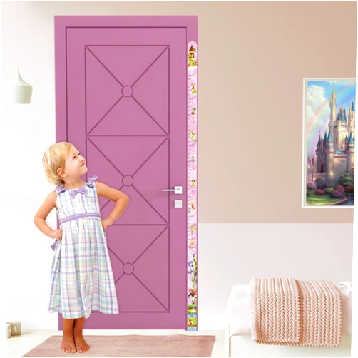 Handmade Princess Growth Charts, Fairy Height Chart, Wall Sticker, Little Fairy, Sticker for Girls