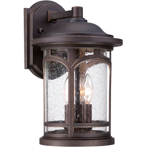 Quoizel Coastal Armour MBH8409PN Marblehead Outdoor Wall Sconce, 3-Light 180 Total Watts, 15
