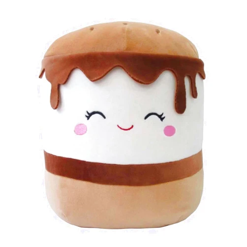 Squishmallows Squishmallow KellyToys - 12 Inch (30cm) - Carmelita The S'Mores - Super Soft Plush Toy Animal Pillow