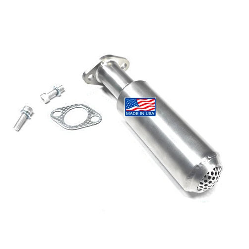 ARSPORT Straight to the engine head Stainless steel 304 Muffler Spark arrestor inside, for Predator 301, 420, Predator 670, GX240, GX270, GX390