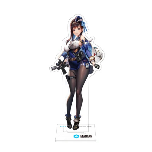 Algernon Products NIKKE Acrylic Stand, Marian, Approx. W 1.7 - 4.2 x H 4.7 inches (43 - 106 x 120 mm), Acrylic