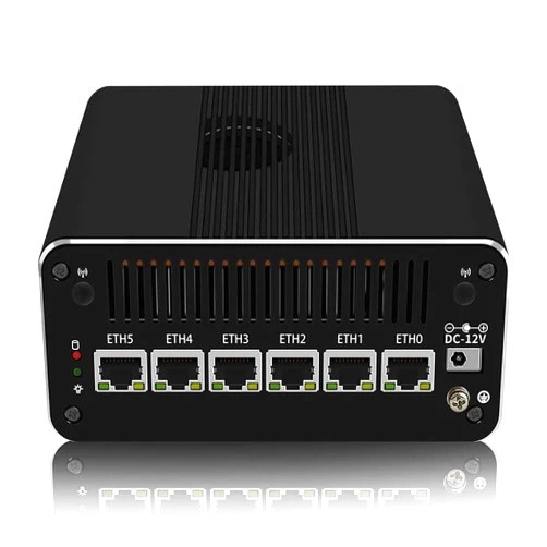 CWWK PC CWWK Firewall Appliance Mini PC,13th Intel U300(up to 4.4GHz),6*Intel i226-V 2.5G Ethernet ports 5-core soft routing, 2*USB3.2|1*TF slot|2*SATA|1*M.2 NVMe x4|triple display mini host,16G RAM 512G SSD.